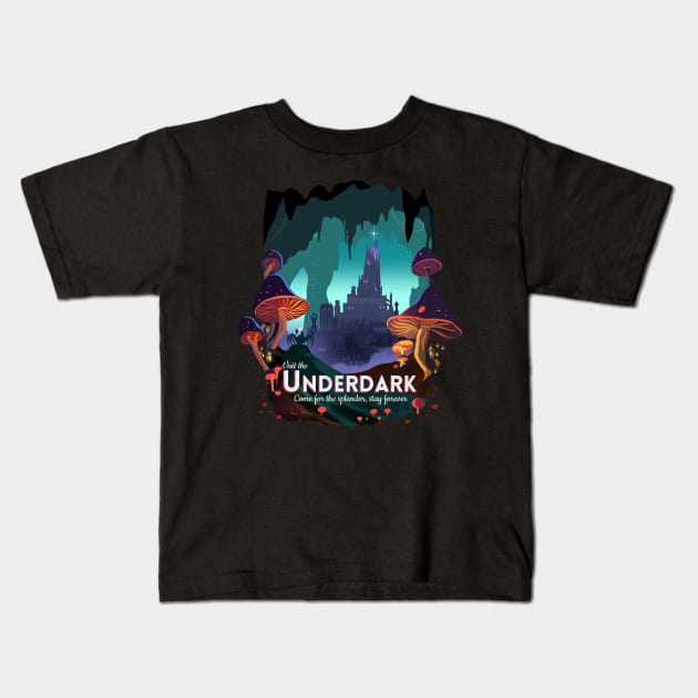 The Underdark Kids T-Shirt by Milmino